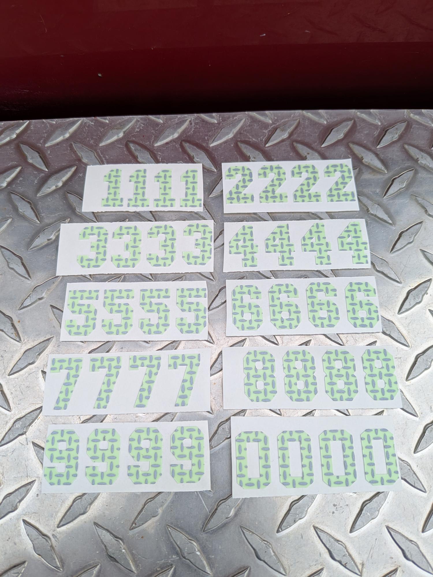 AWOGS 1" Numbers#1