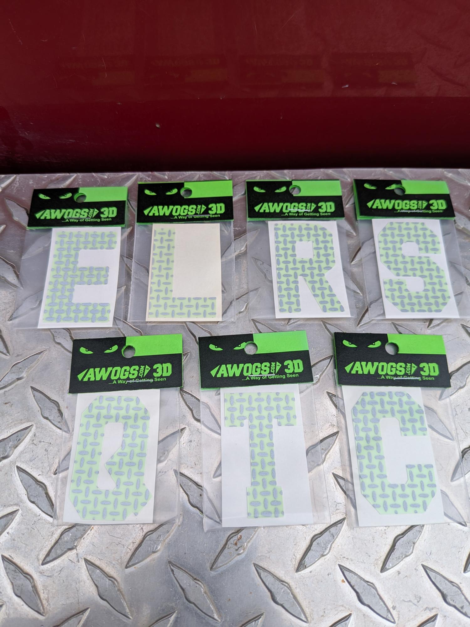 AWOGS 2" Letters- Treadplate SeriesE- (Engine)