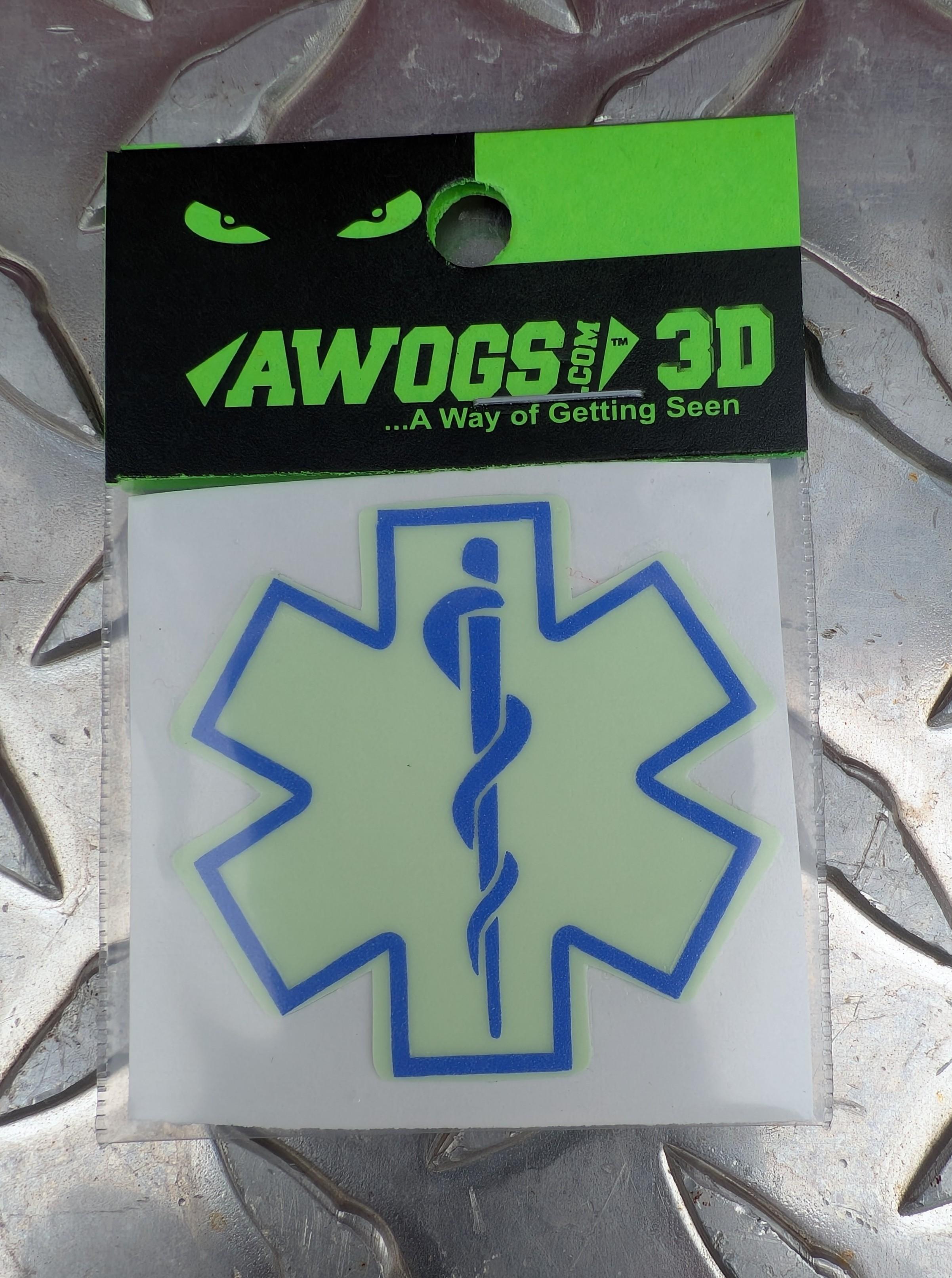 EMS Star of Life- Blue Outline